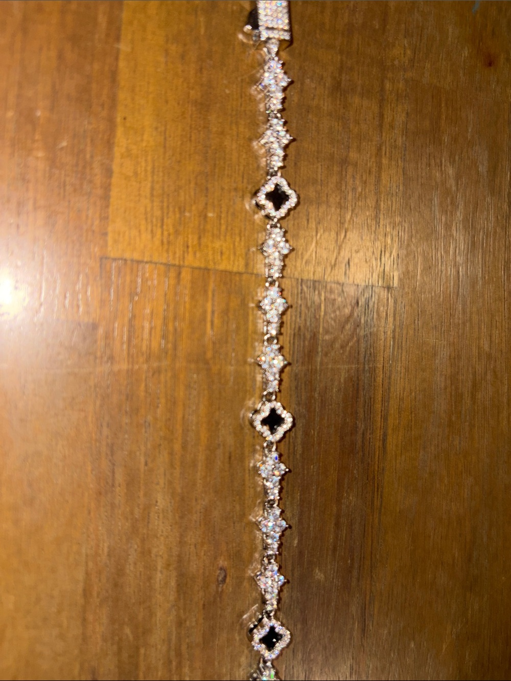 Women's Rose Gold Cubic Zirconia Tennis Bracelet - Elegant Sparkle